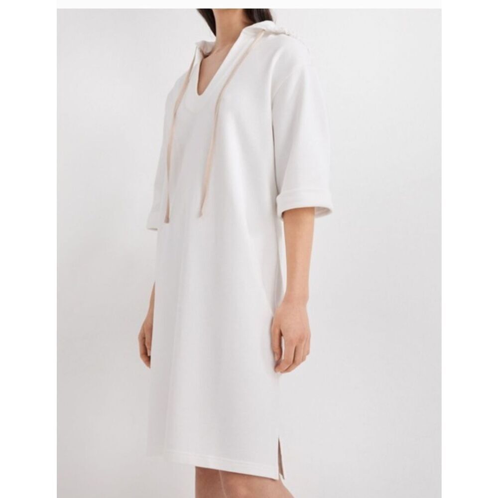 Haven well within Organic cotton French terry hooded dress XXL